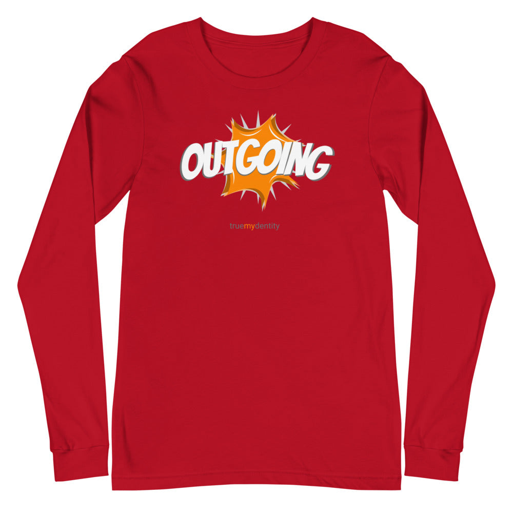 OUTGOING Long Sleeve Shirt Action Design | Unisex