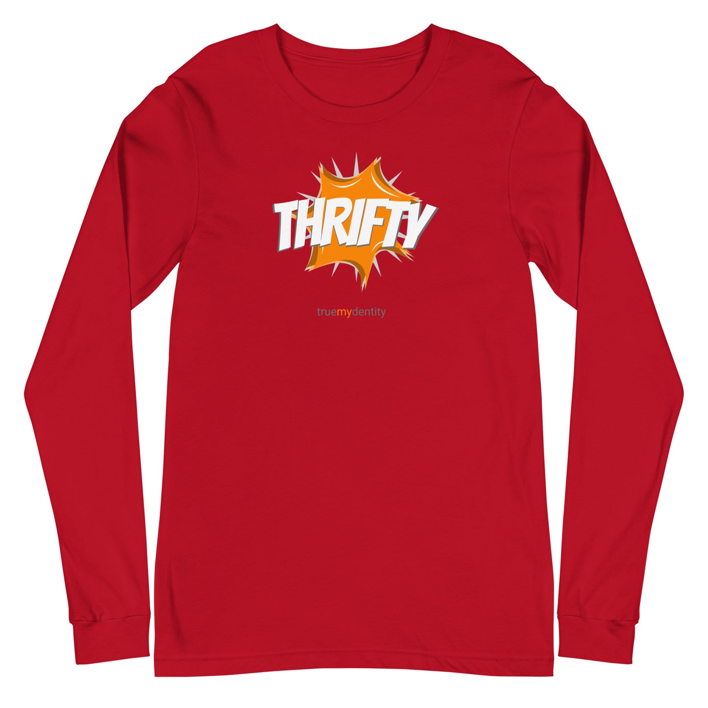 THRIFTY Long Sleeve Shirt Action Design | Unisex