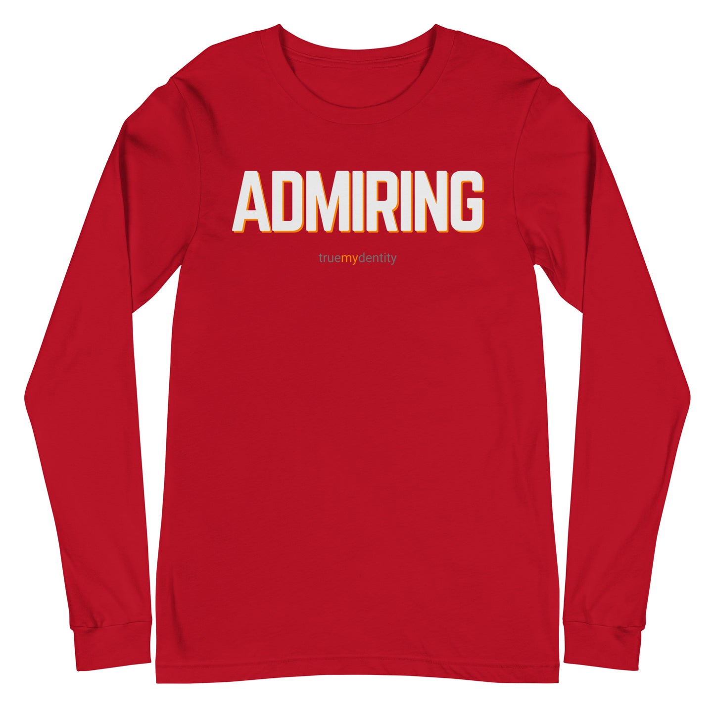 ADMIRING Long Sleeve Shirt Bold Design | Unisex
