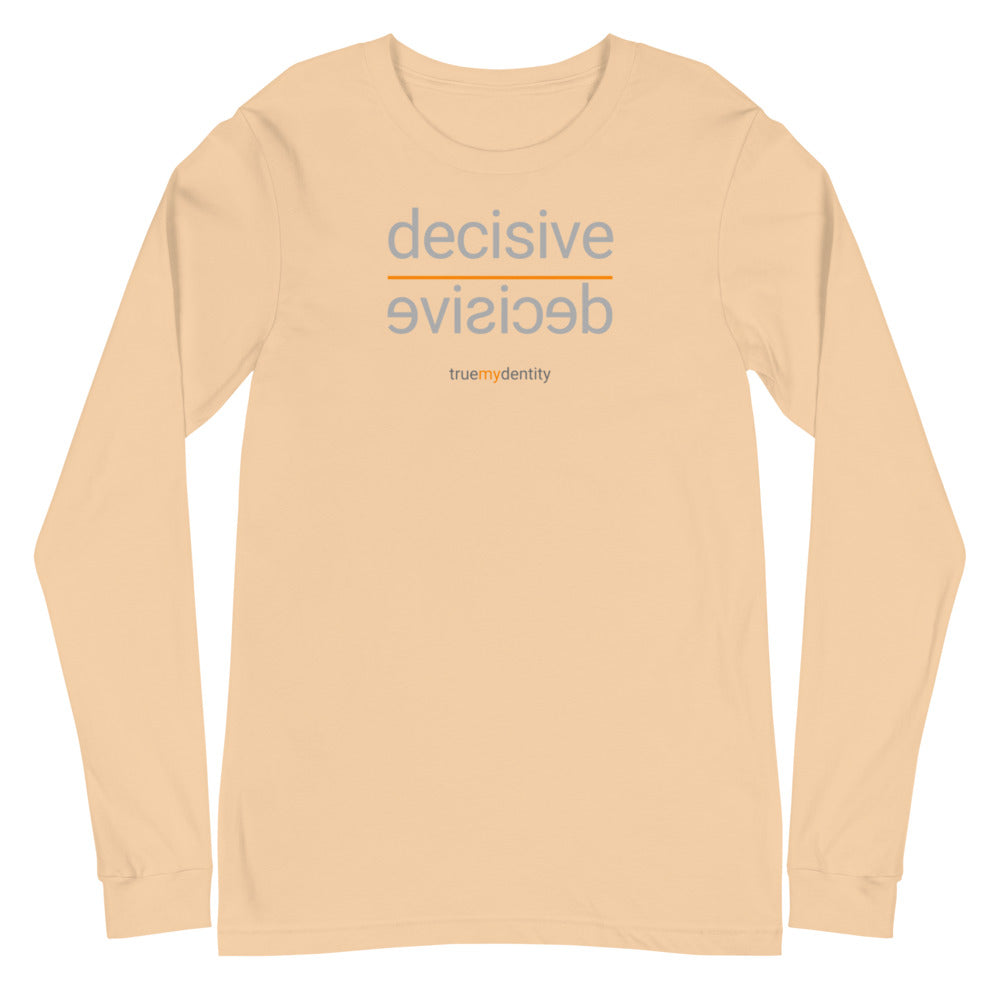 DECISIVE Long Sleeve Shirt Reflection Design | Unisex