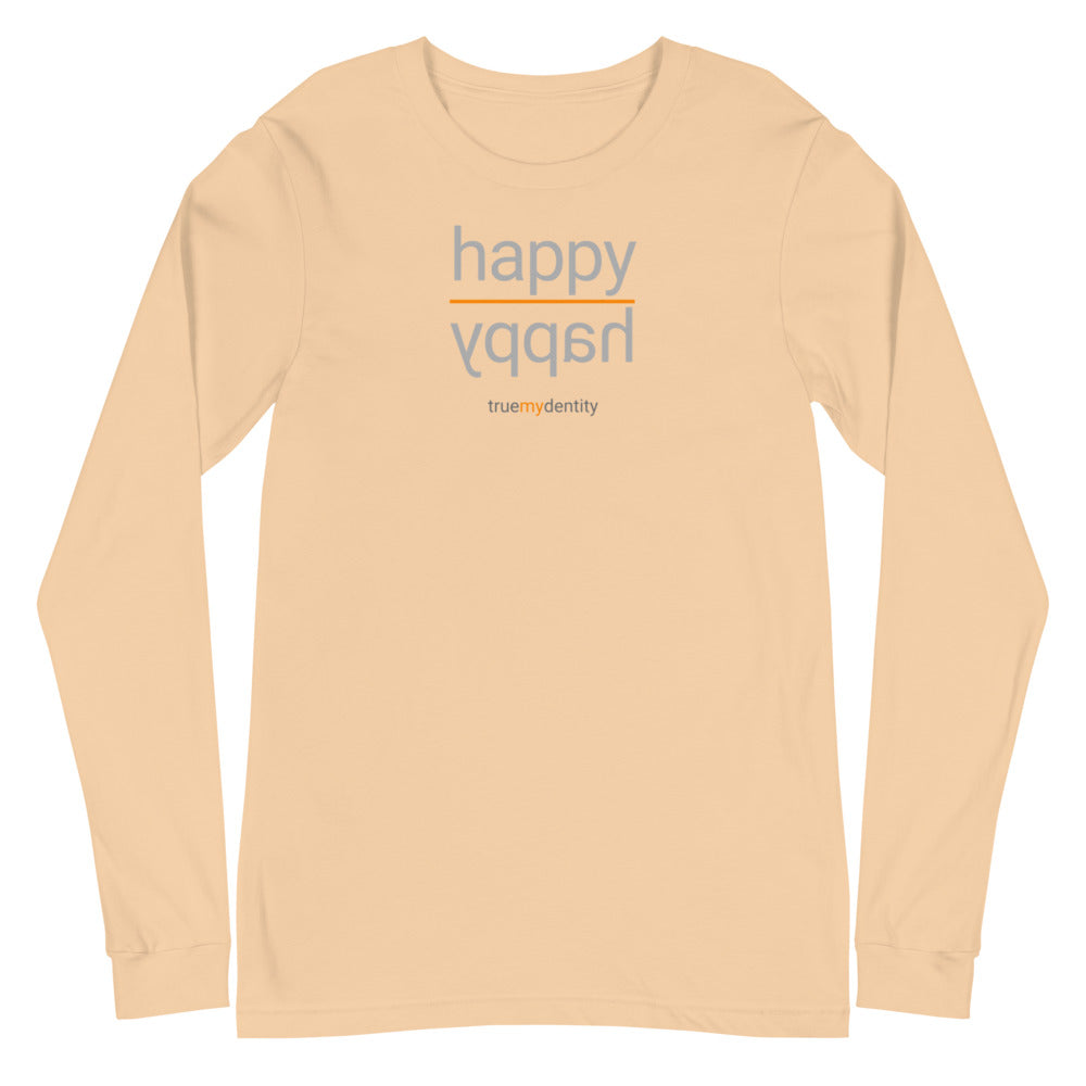 HAPPY Long Sleeve Shirt Reflection Design | Unisex