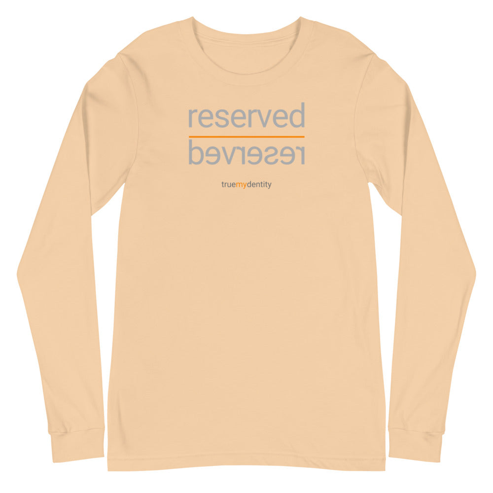 RESERVED Long Sleeve Shirt Reflection Design | Unisex