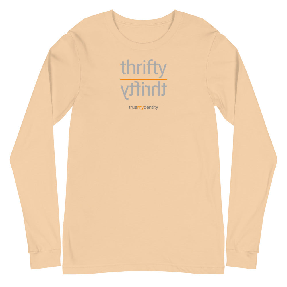THRIFTY Long Sleeve Shirt Reflection Design | Unisex