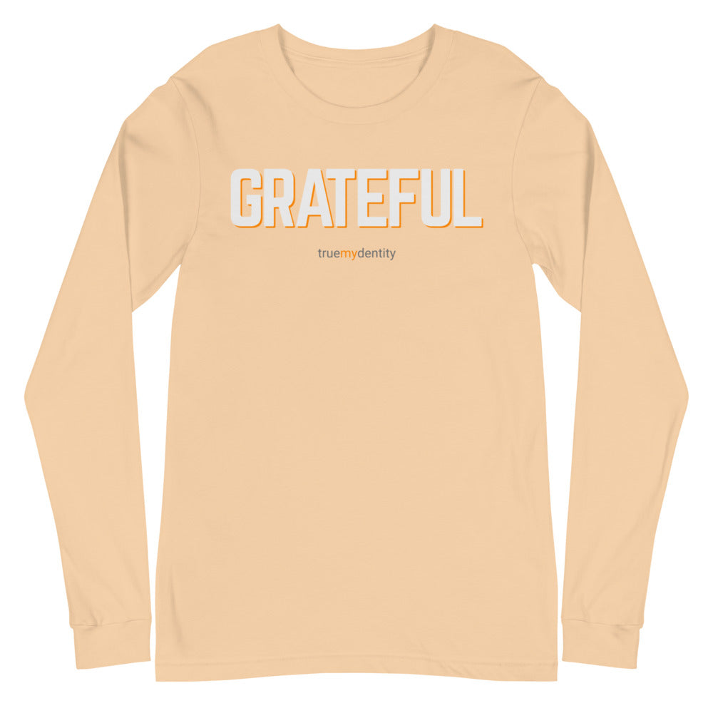 GRATEFUL Long Sleeve Shirt Bold Design | Unisex