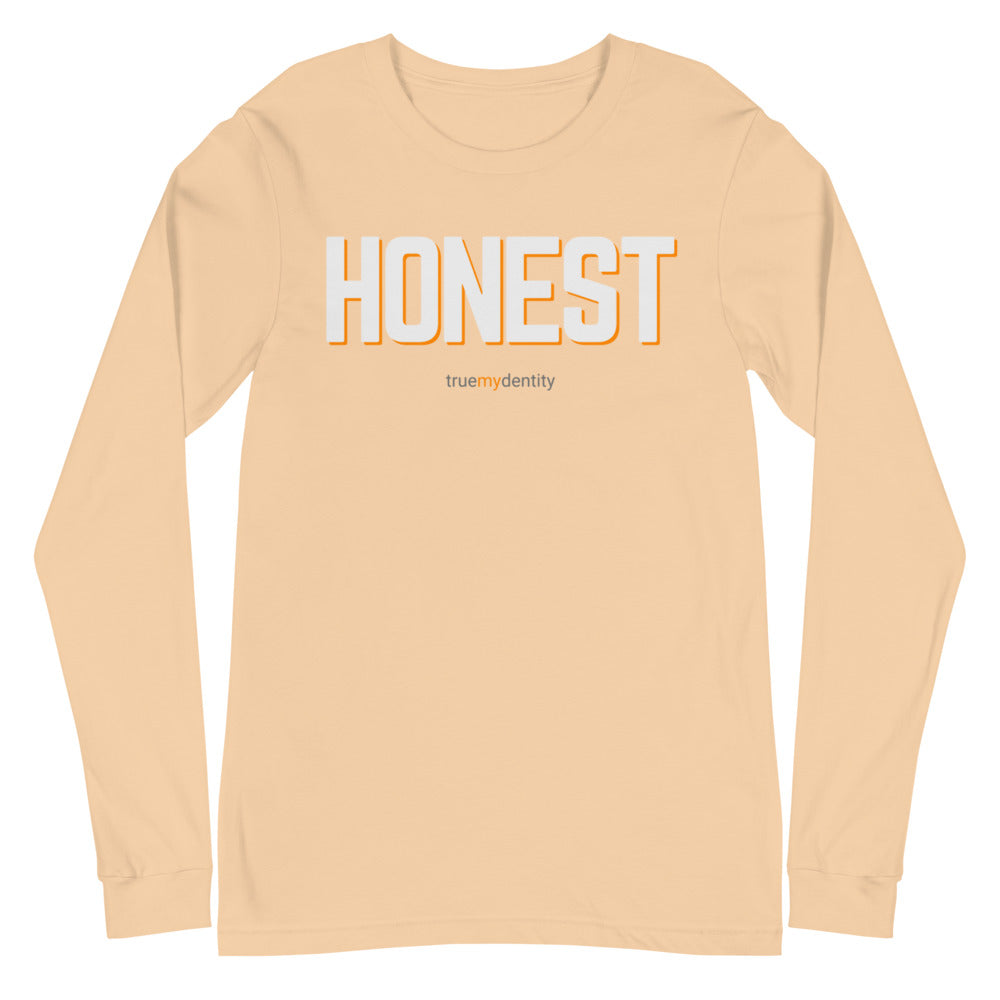 HONEST Long Sleeve Shirt Bold Design | Unisex