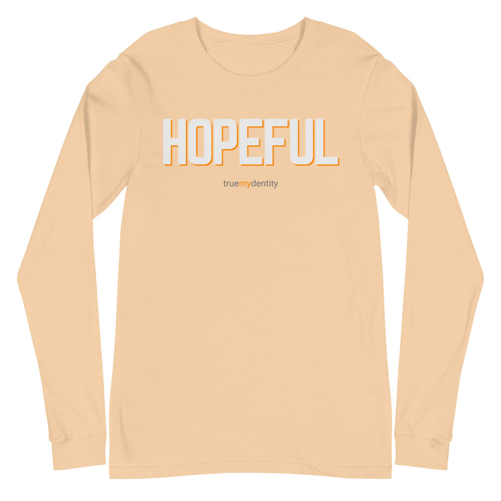 HOPEFUL Long Sleeve Shirt Bold Design | Unisex