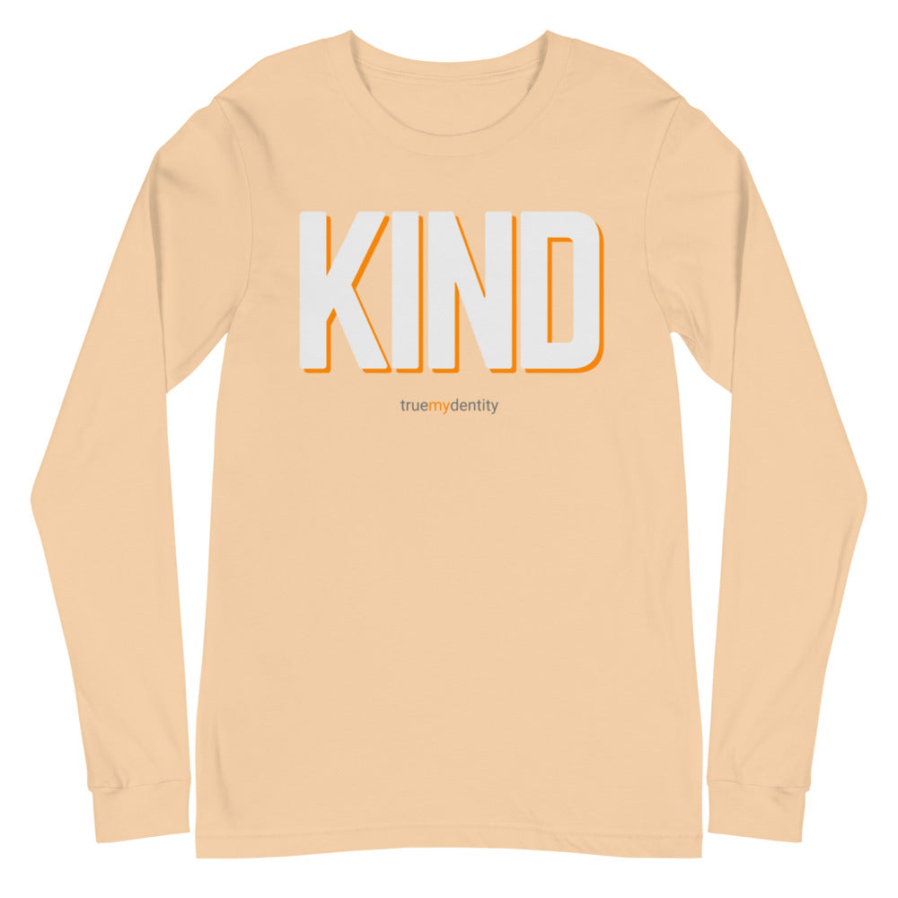 KIND Long Sleeve Shirt Bold Design | Unisex
