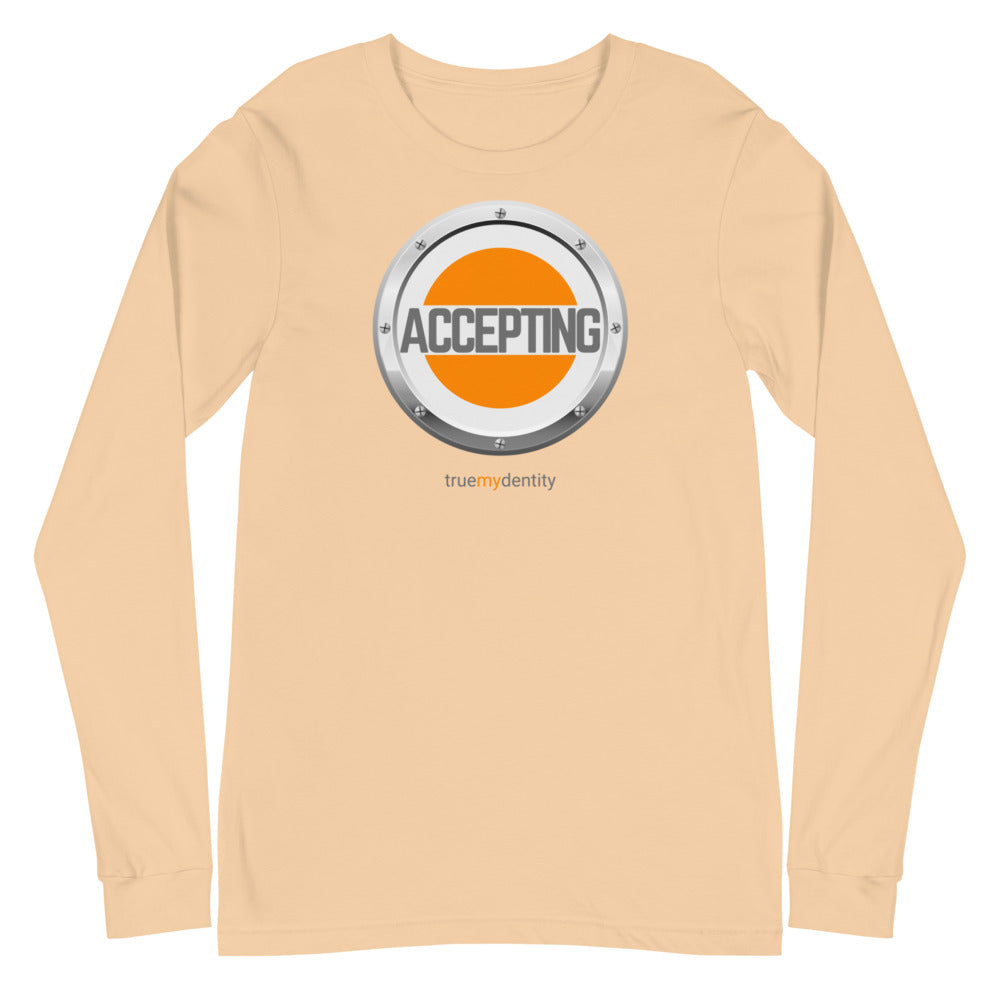 ACCEPTING Long Sleeve Shirt Core Design | Unisex