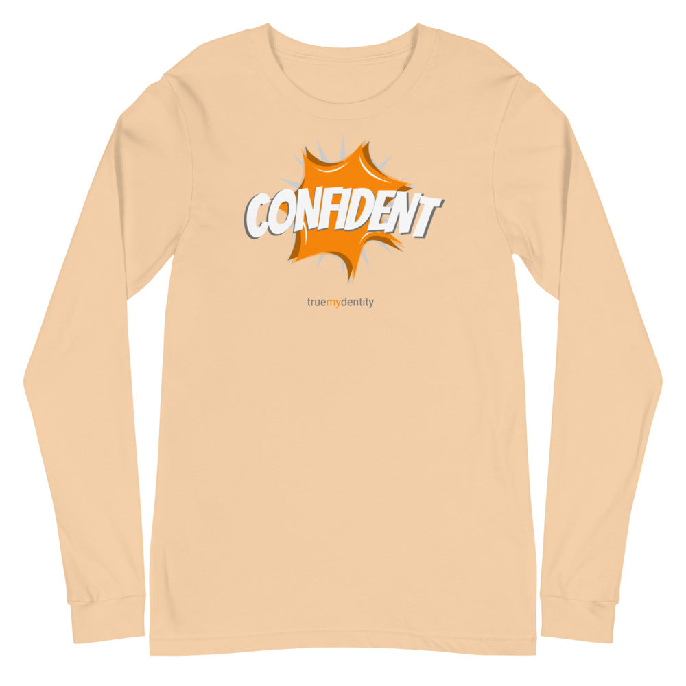 CONFIDENT Long Sleeve Shirt Action Design | Unisex
