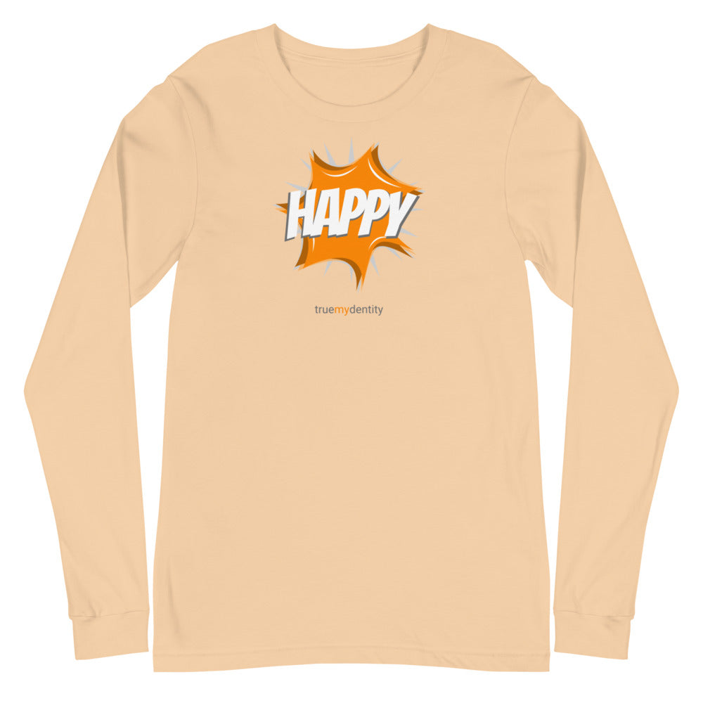 HAPPY Long Sleeve Shirt Action Design | Unisex