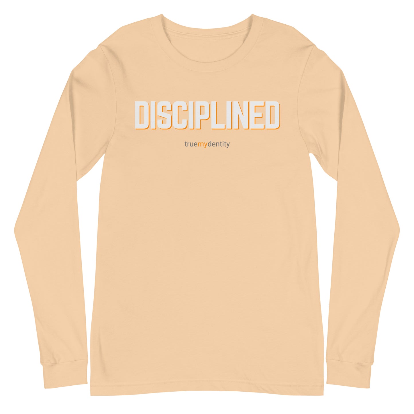 DISCIPLINED Long Sleeve Shirt Bold Design | Unisex