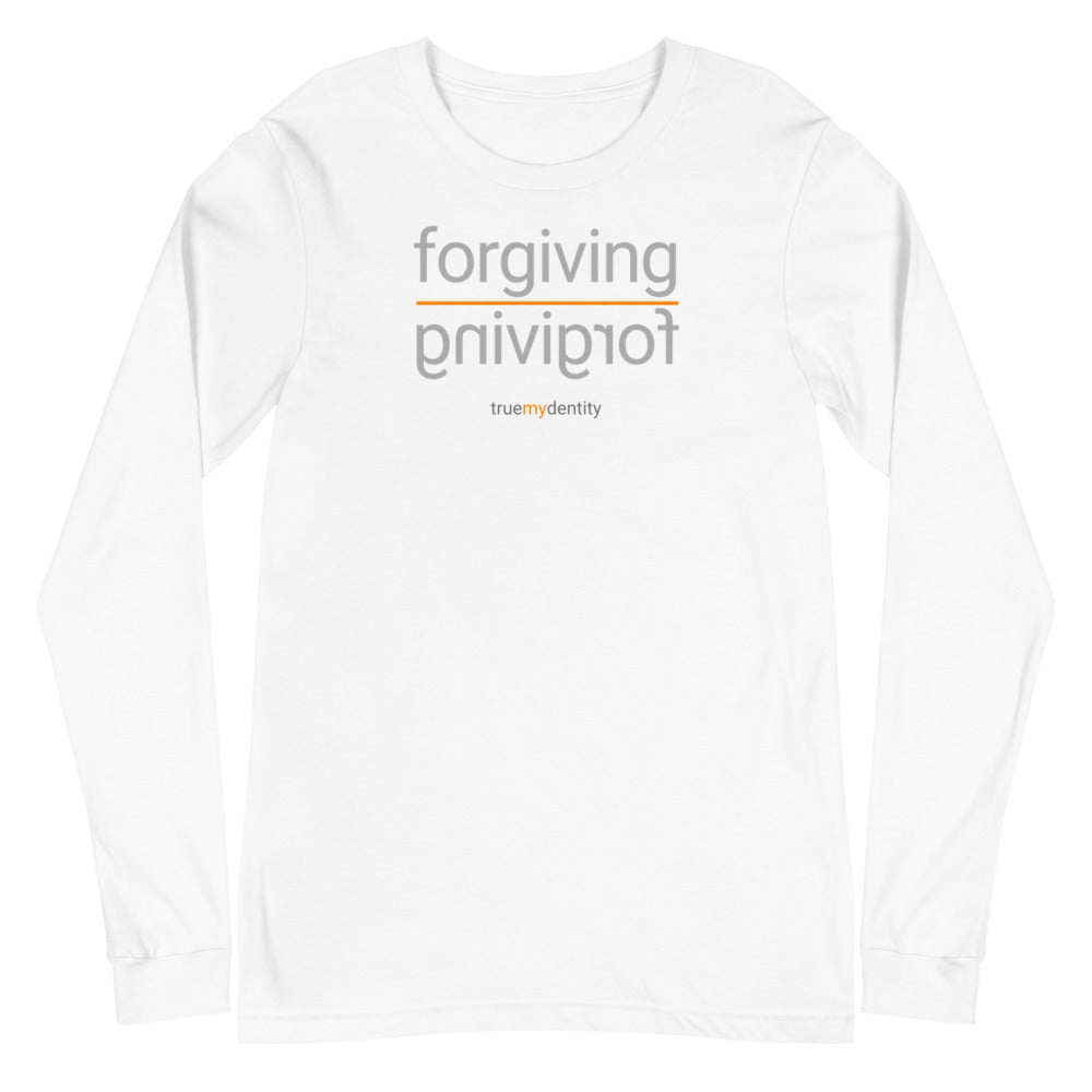 FORGIVING Long Sleeve Shirt Reflection Design | Unisex