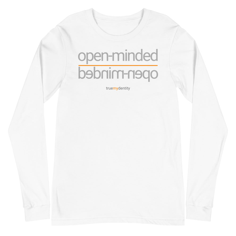 OPEN-MINDED Long Sleeve Shirt Reflection Design | Unisex