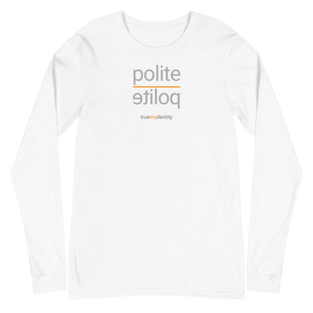 POLITE Long Sleeve Shirt Reflection Design | Unisex