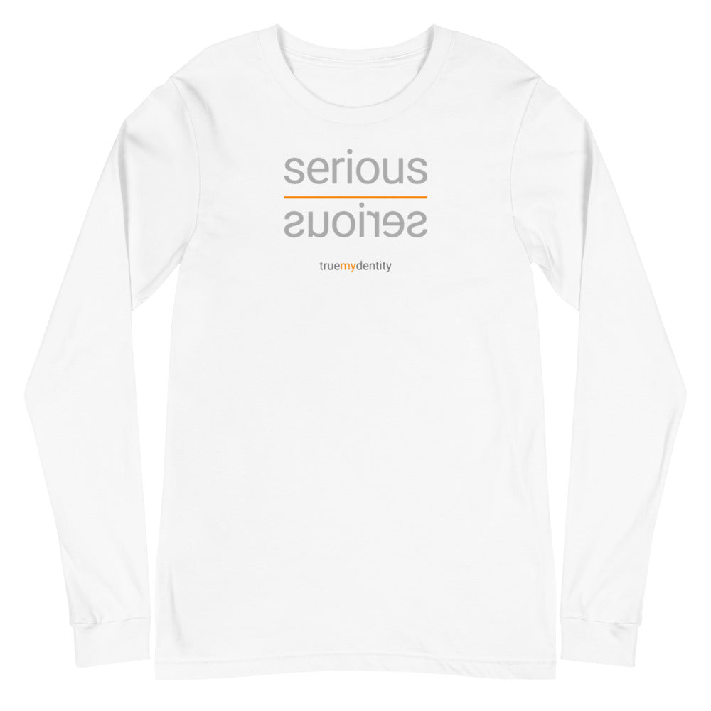 SERIOUS Long Sleeve Shirt Reflection Design | Unisex