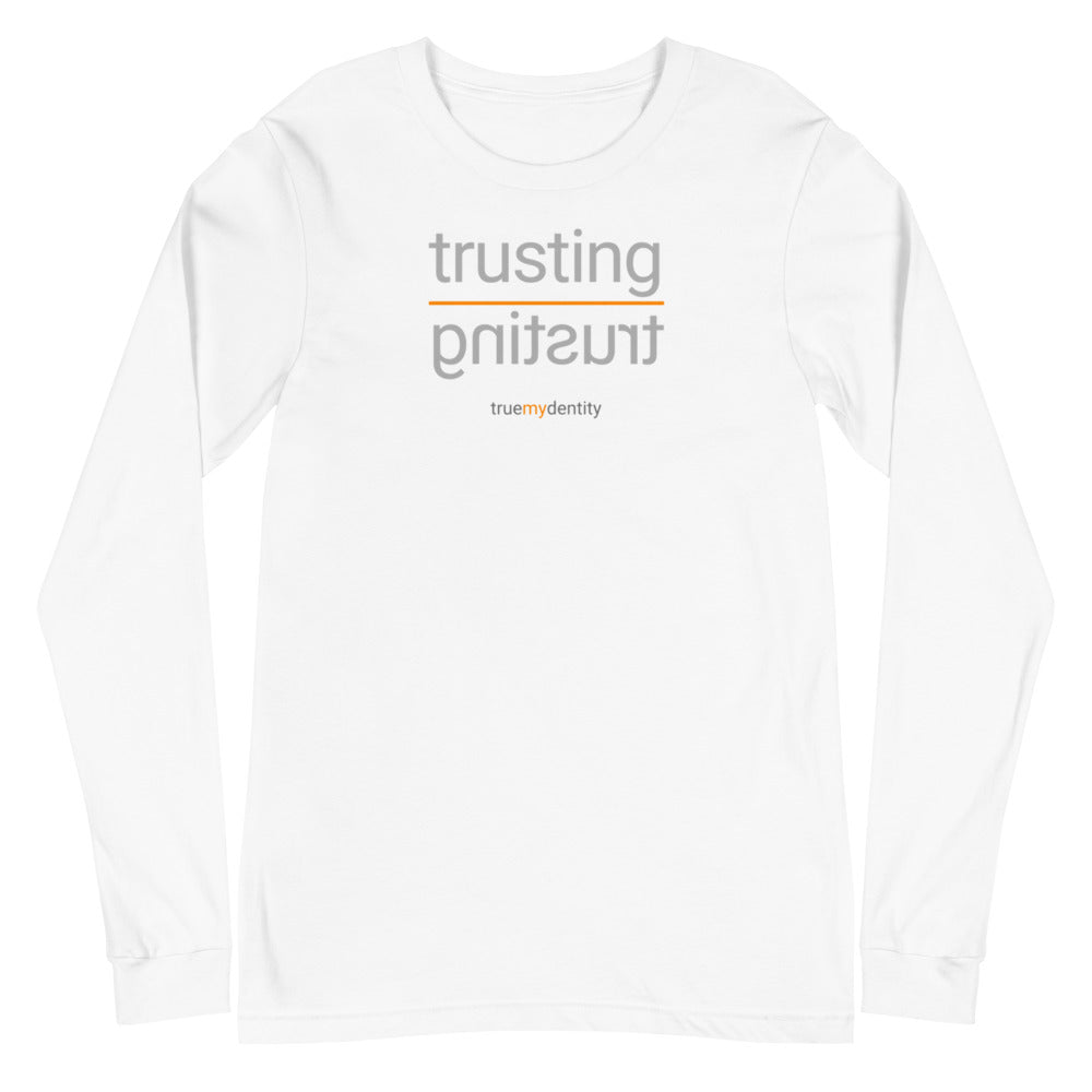 TRUSTING Long Sleeve Shirt Reflection Design | Unisex