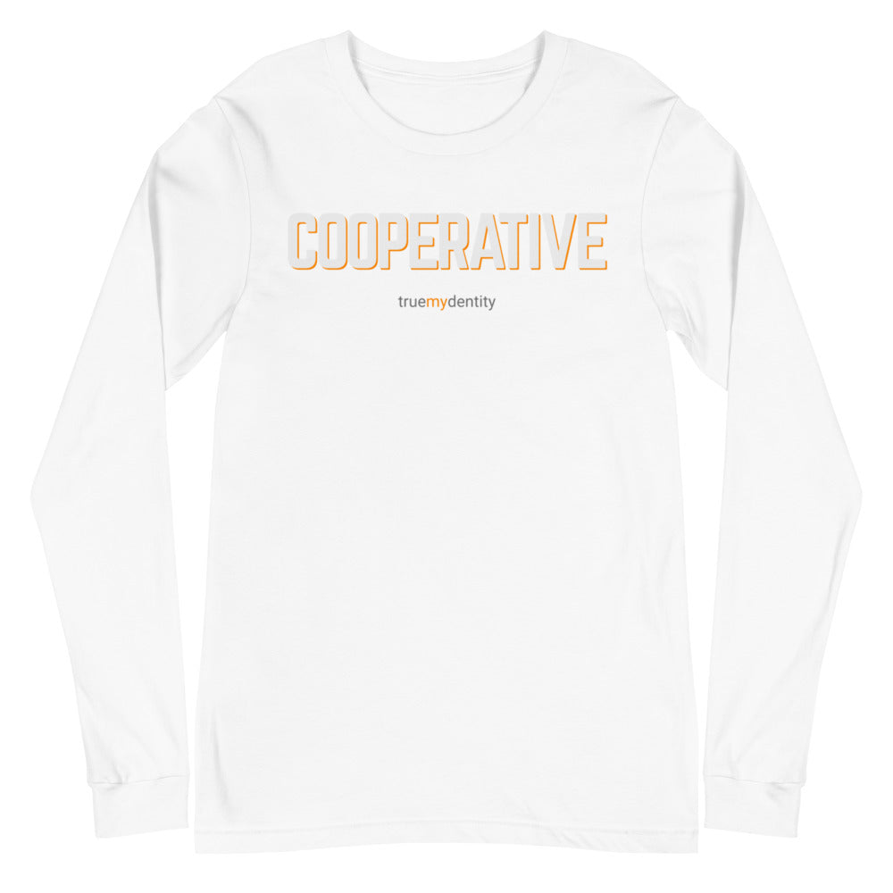 COOPERATIVE Long Sleeve Shirt Bold Design | Unisex