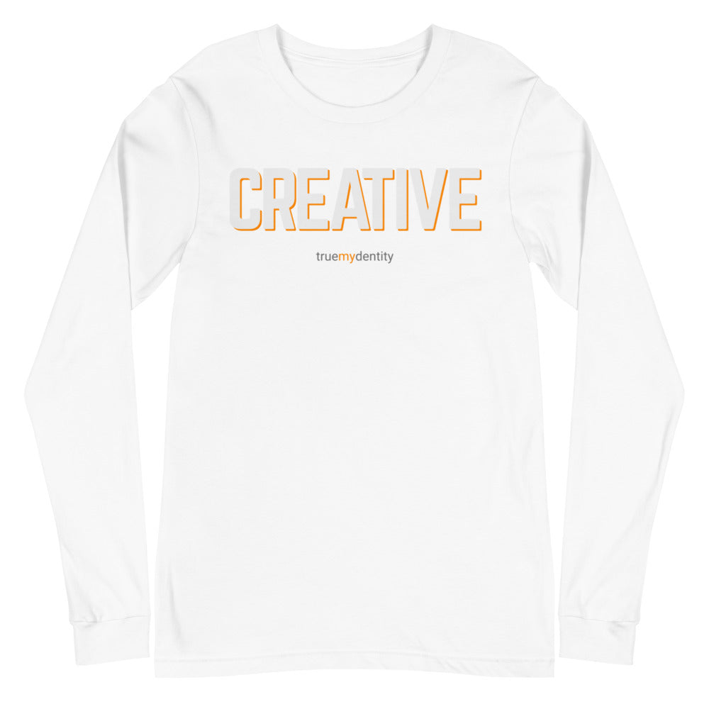 CREATIVE Long Sleeve Shirt Bold Design | Unisex