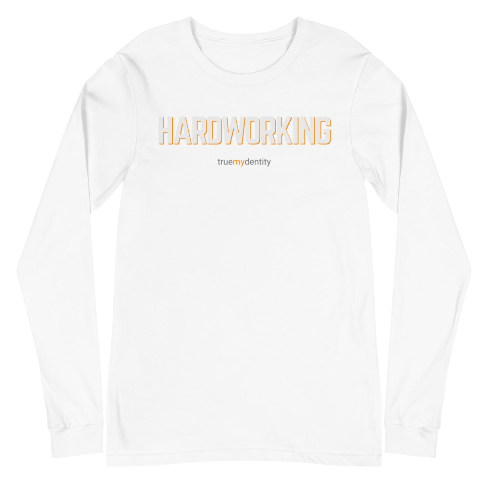 HARDWORKING Long Sleeve Shirt Bold Design | Unisex