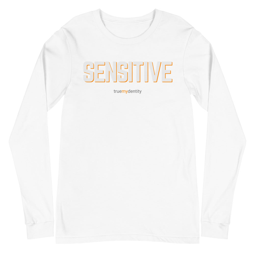 SENSITIVE Long Sleeve Shirt Bold Design | Unisex