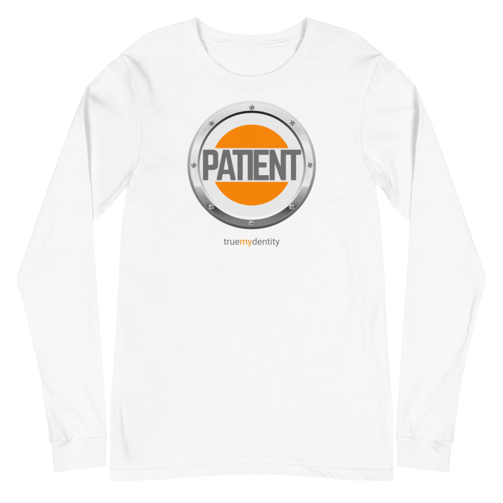 PATIENT Long Sleeve Shirt Core Design | Unisex
