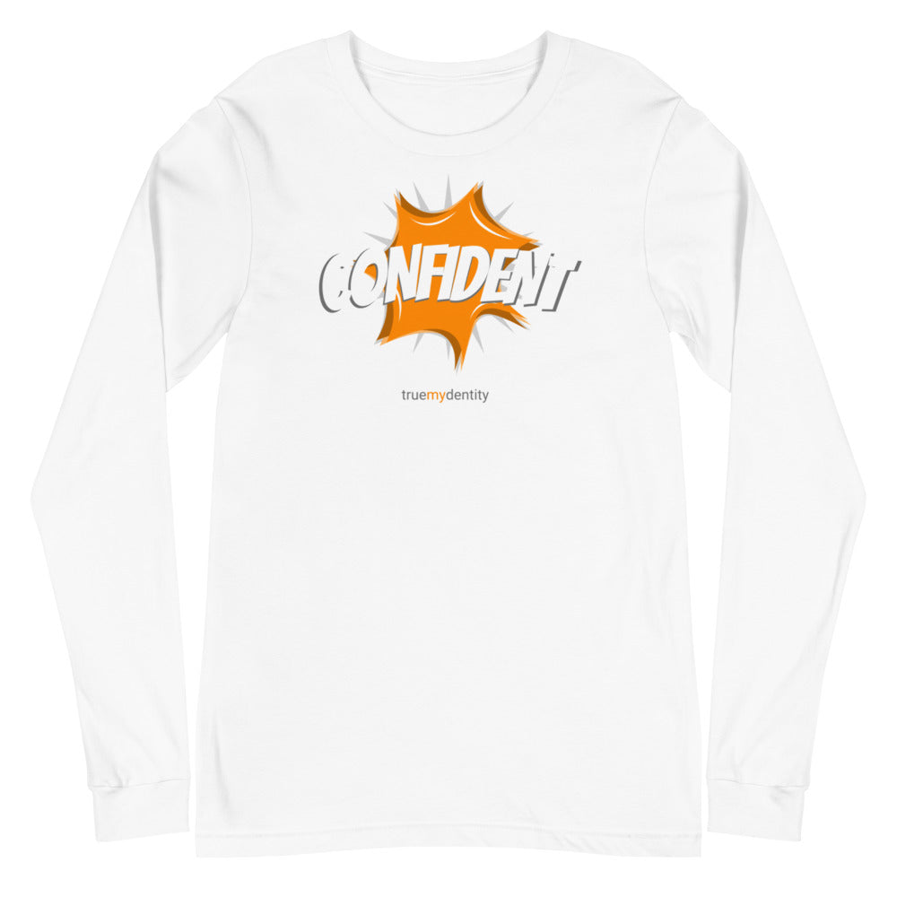 CONFIDENT Long Sleeve Shirt Action Design | Unisex