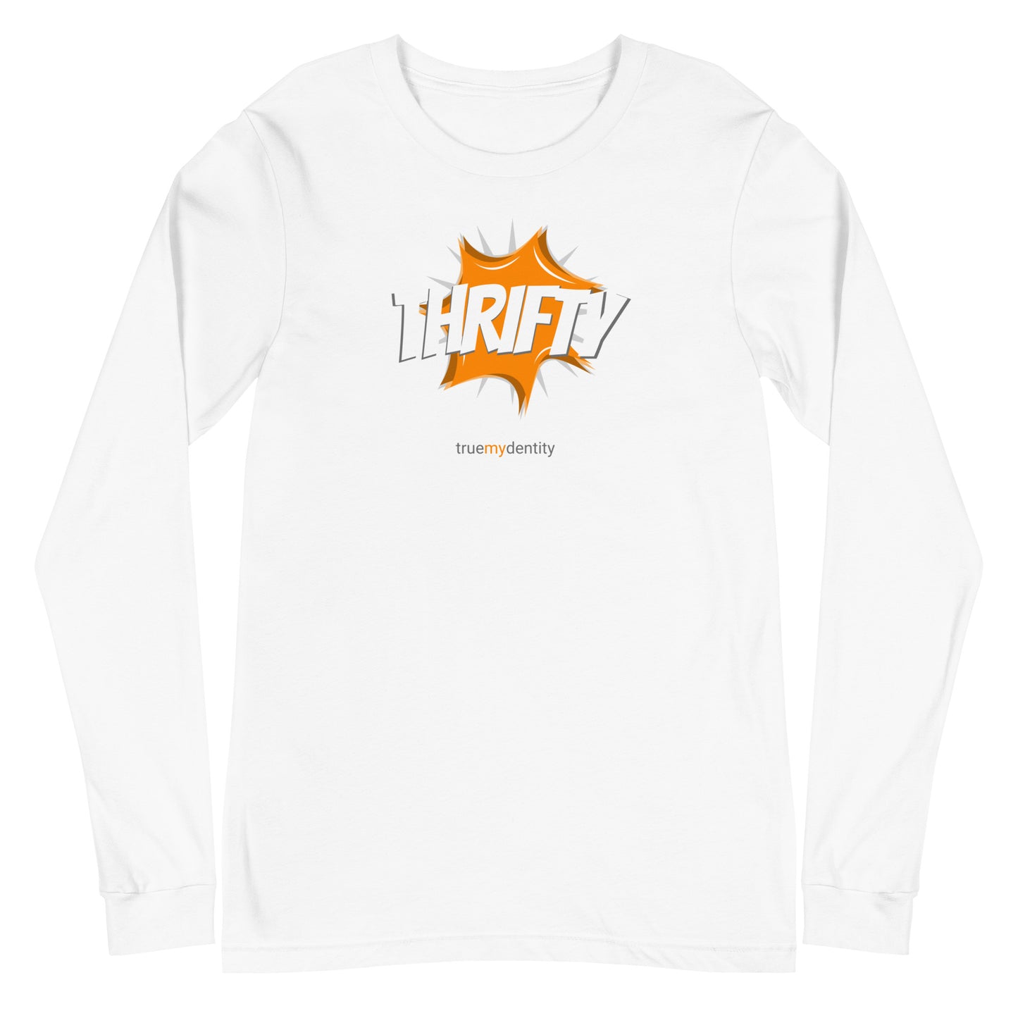 THRIFTY Long Sleeve Shirt Action Design | Unisex