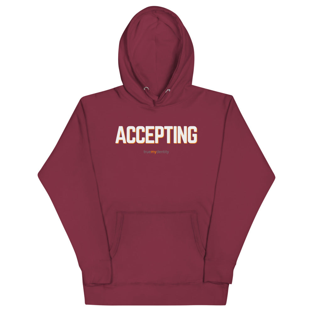 ACCEPTING Hoodie Bold Design | Unisex