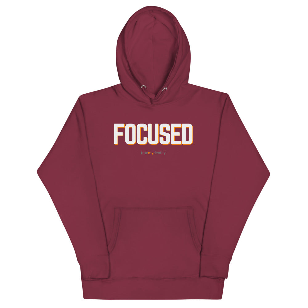 FOCUSED Hoodie Bold Design | Unisex
