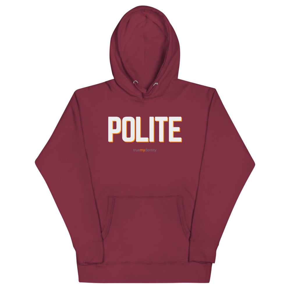 POLITE Hoodie Bold Design | Unisex