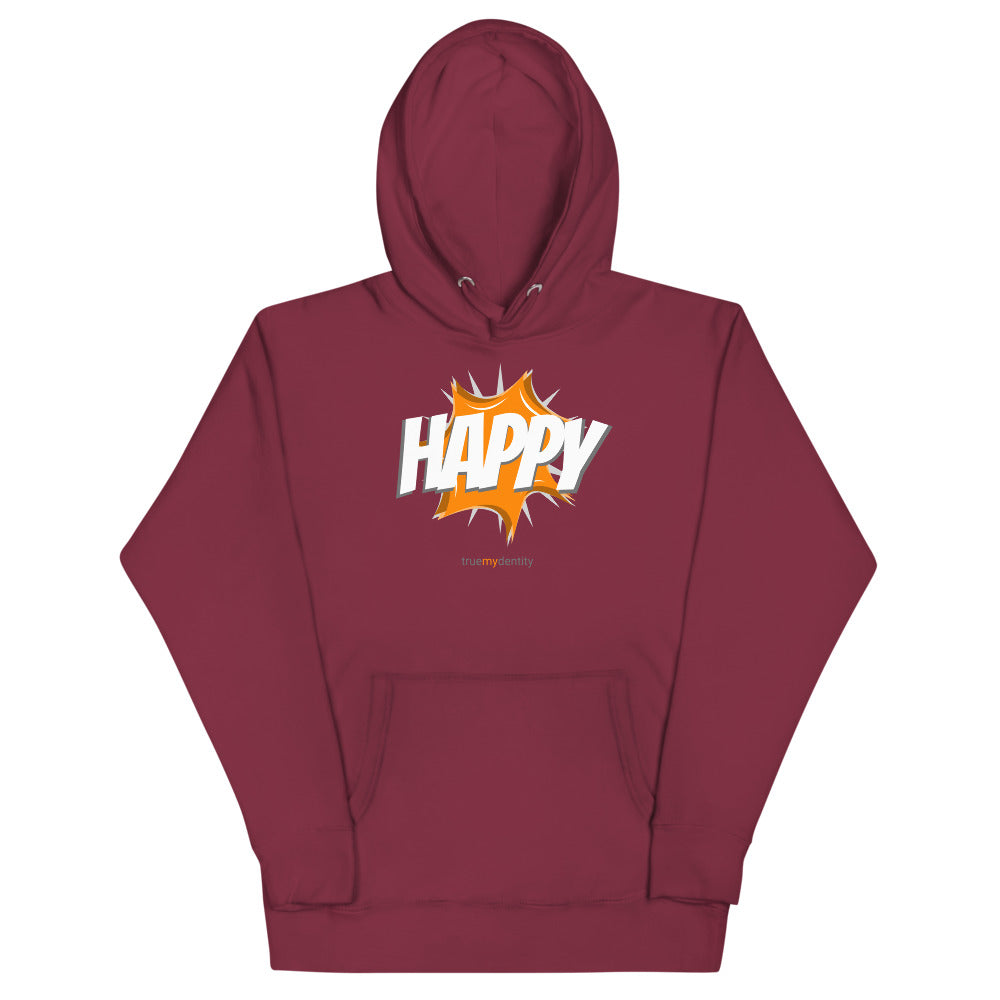 HAPPY Hoodie Action Design | Unisex