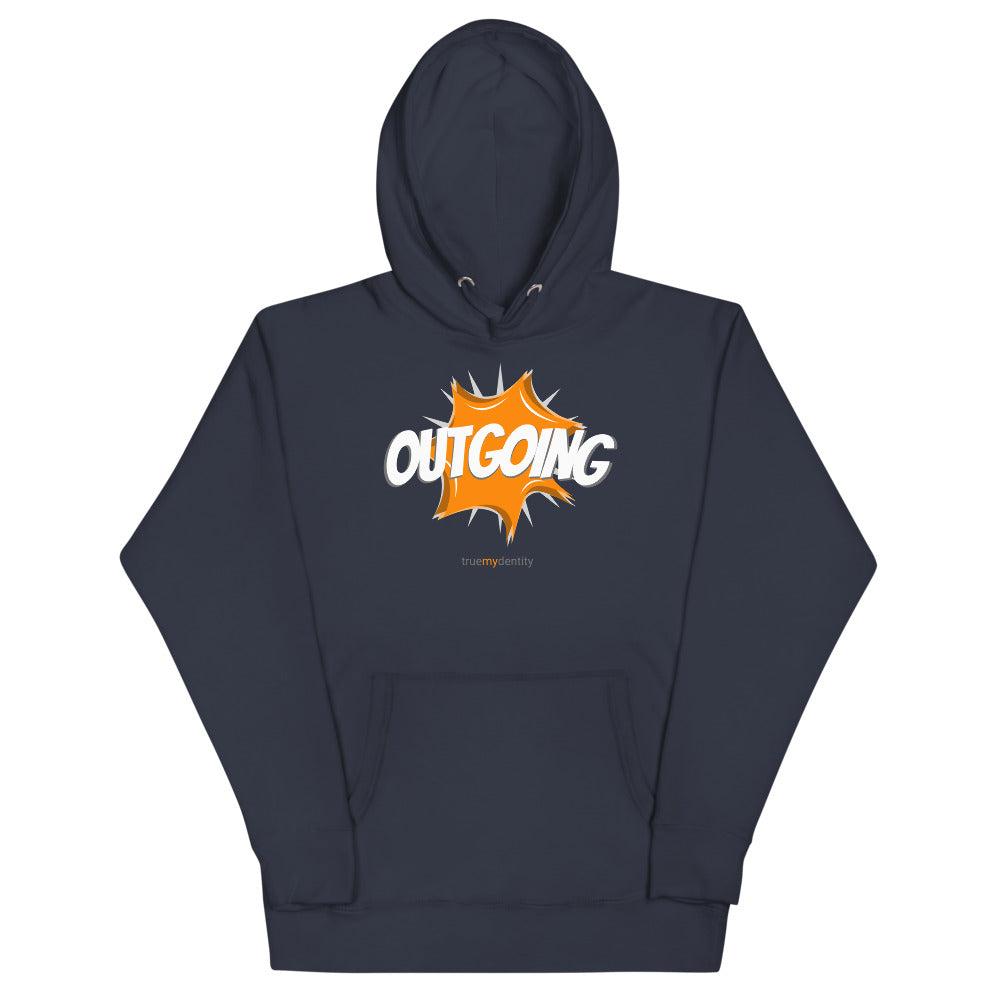 OUTGOING Hoodie Action Design | Unisex
