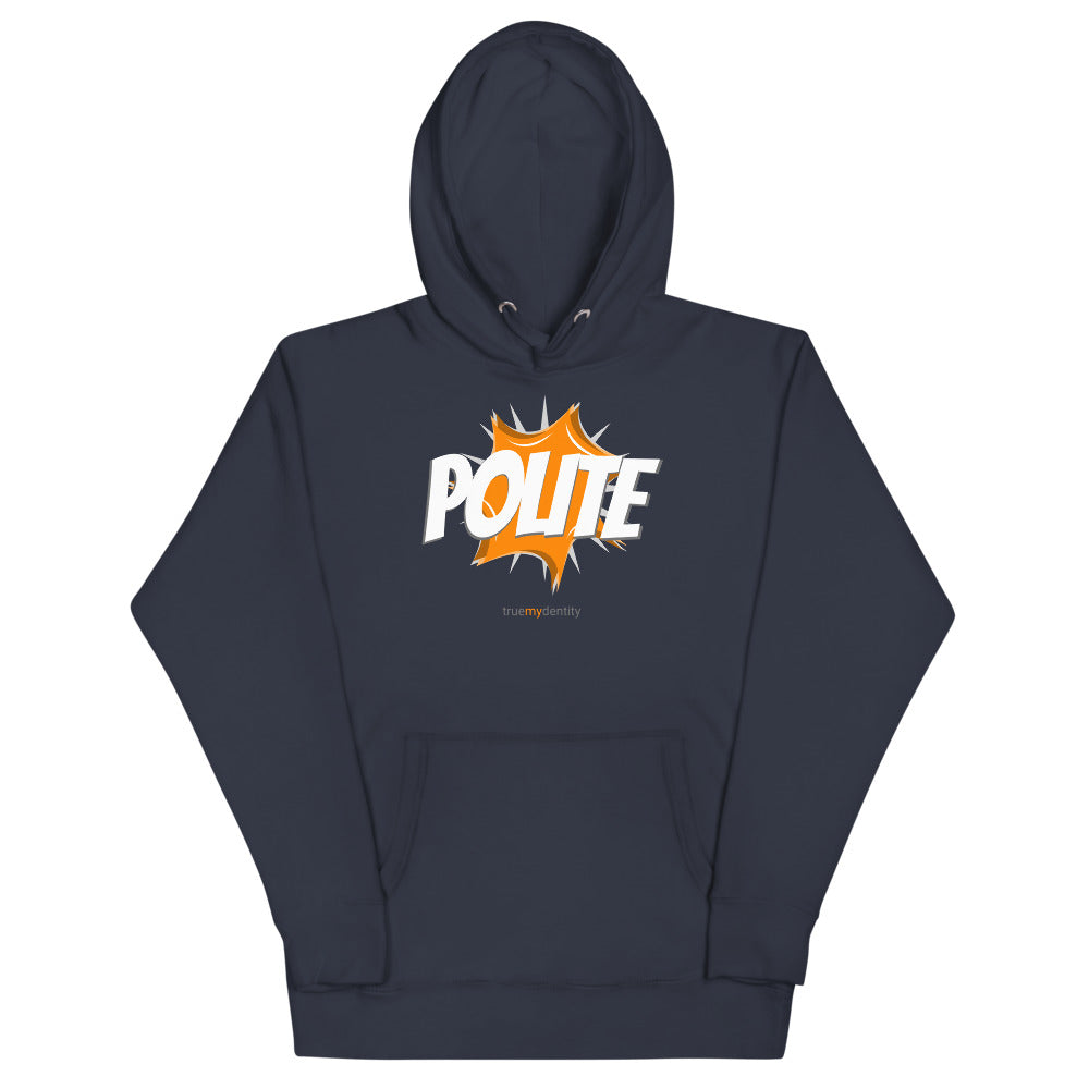 POLITE Hoodie Action Design | Unisex