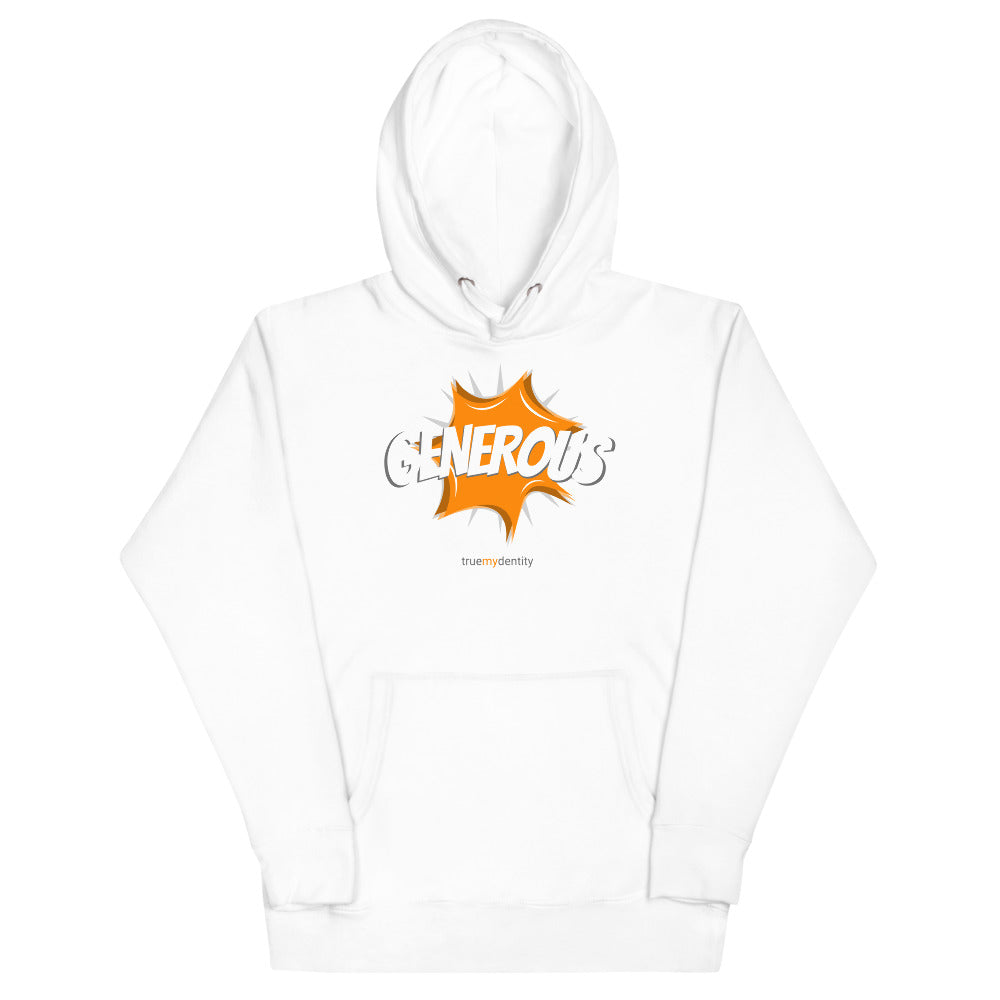 GENEROUS Hoodie Action Design | Unisex