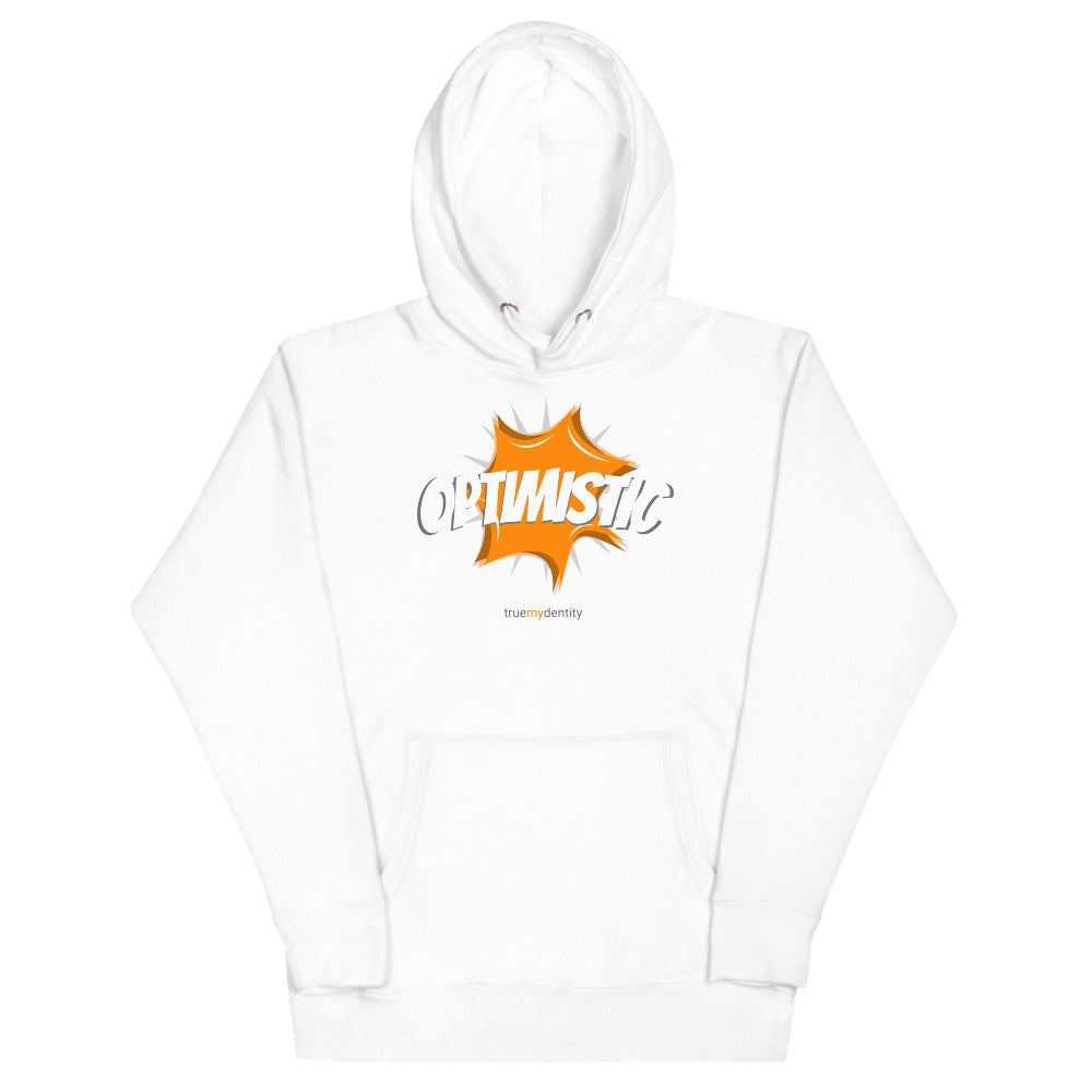 OPTIMISTIC Hoodie Action Design | Unisex