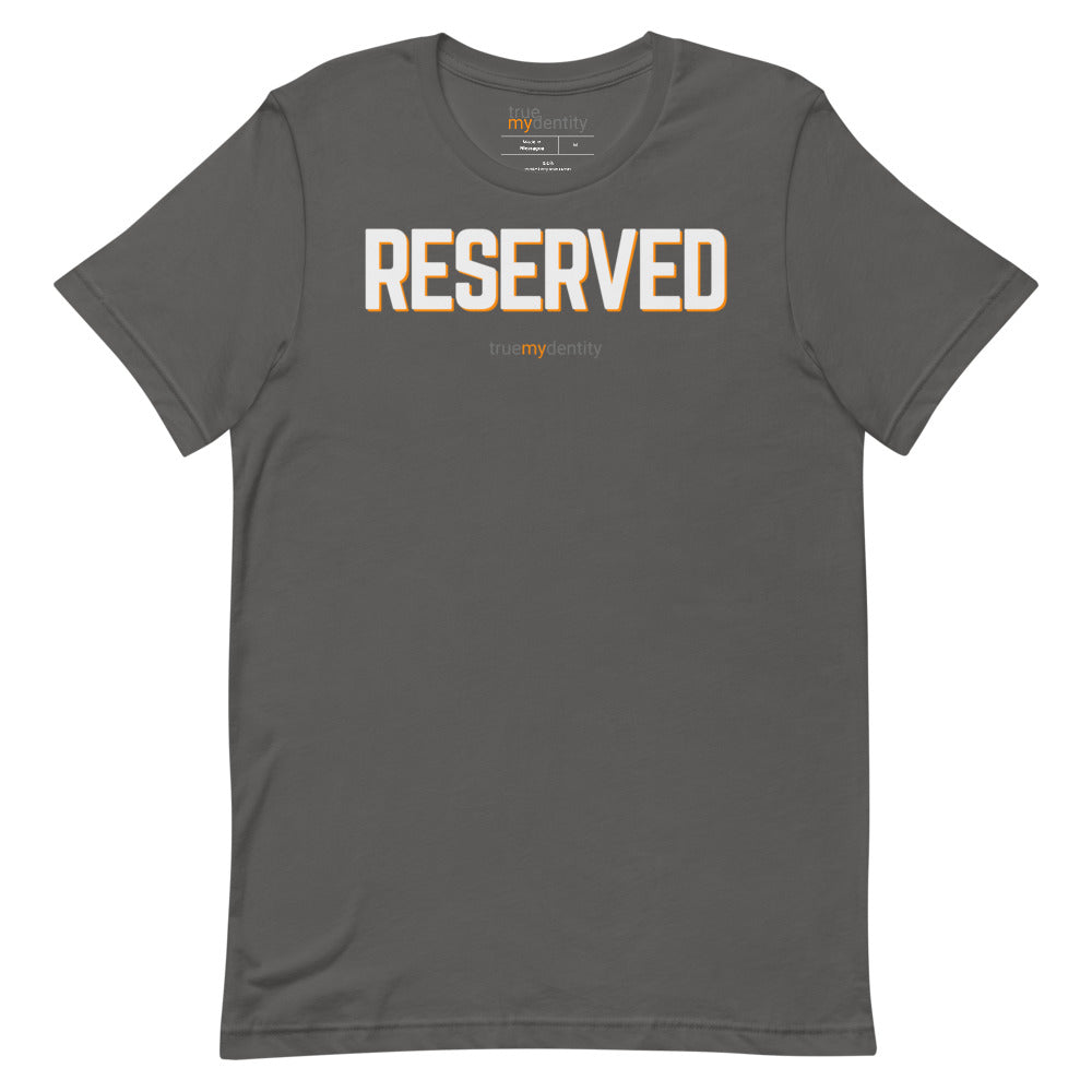 RESERVED T-Shirt Bold Design | Unisex