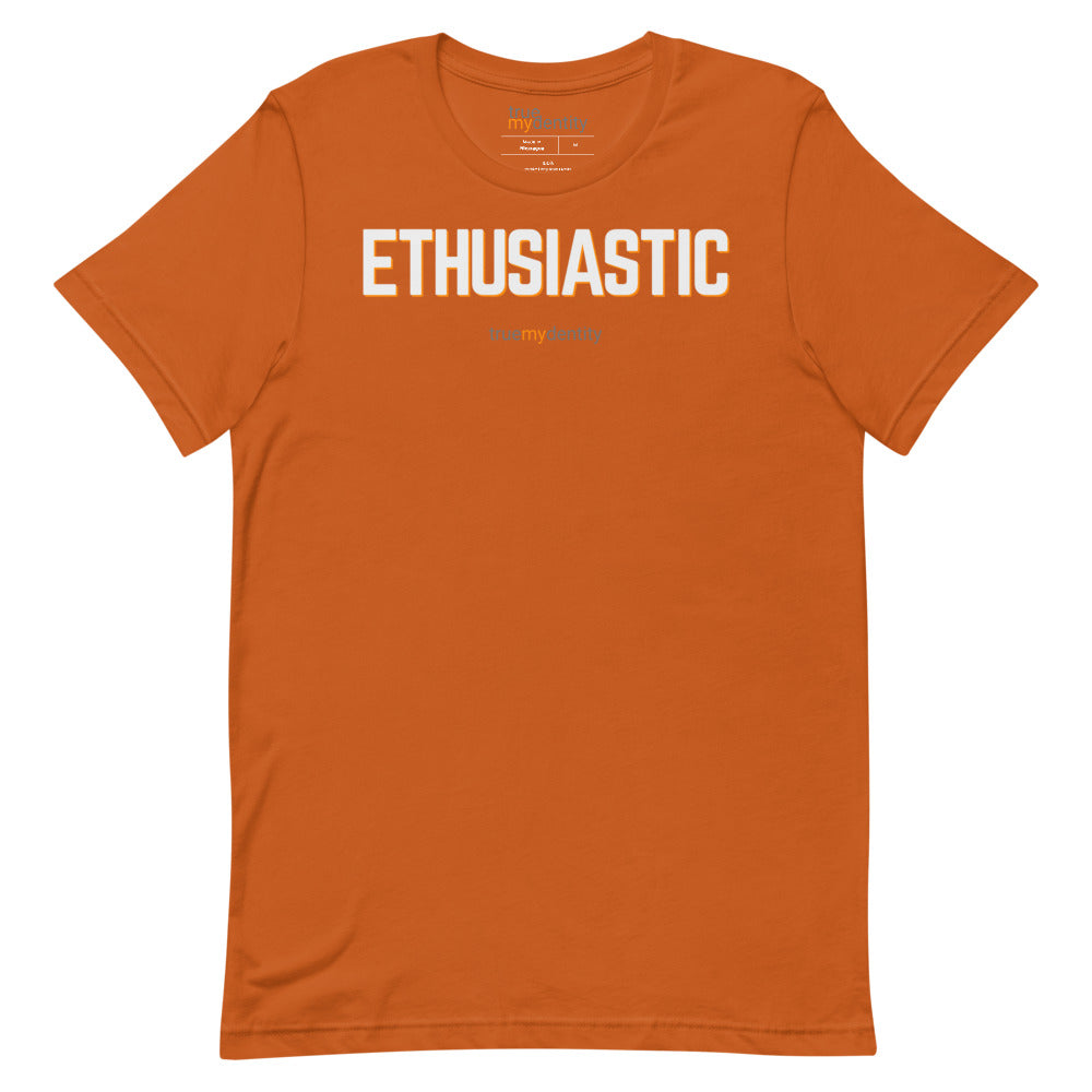ENTHUSIASTIC T-Shirt Bold Design | Unisex