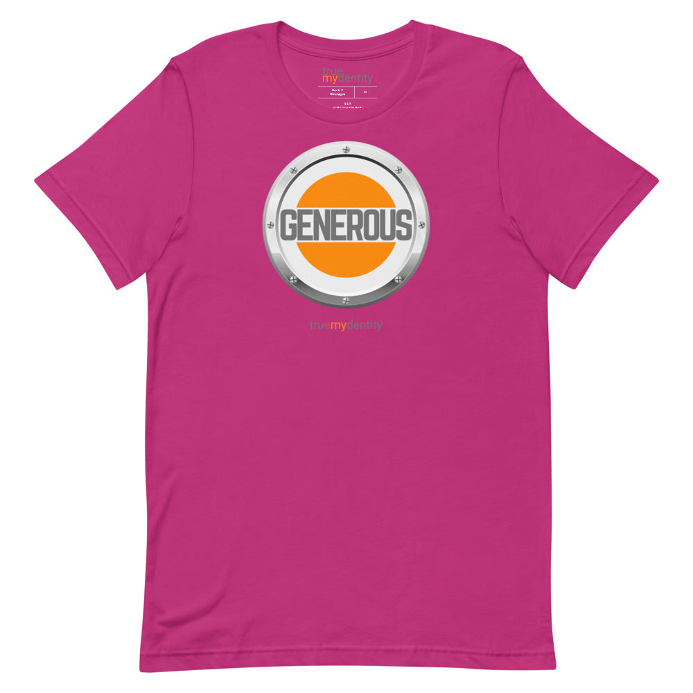 GENEROUS T-Shirt CORE Design | Unisex