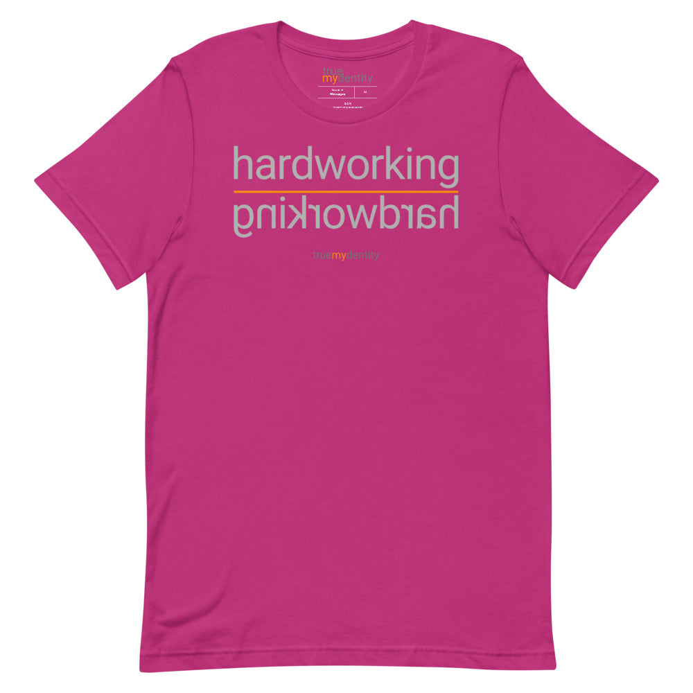 HARDWORKING T-Shirt Reflection Design | Unisex