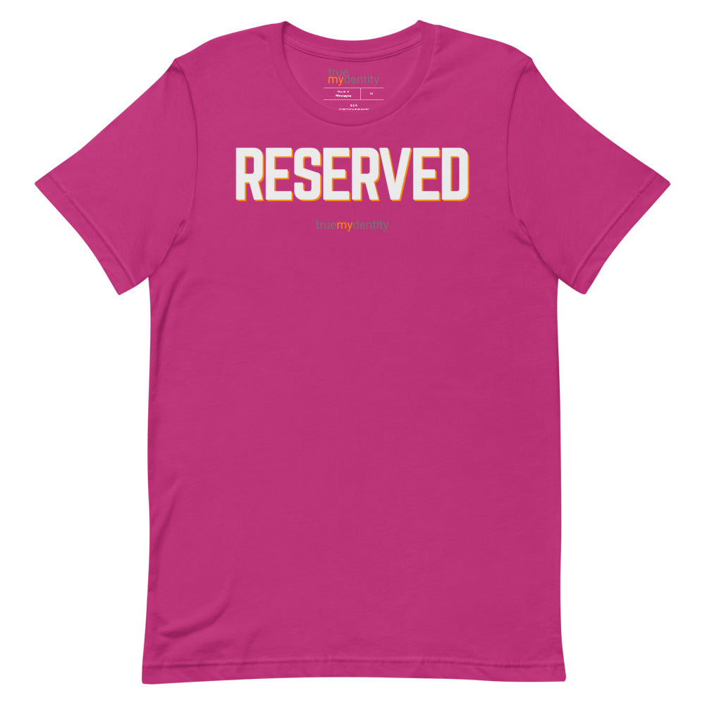 RESERVED T-Shirt Bold Design | Unisex