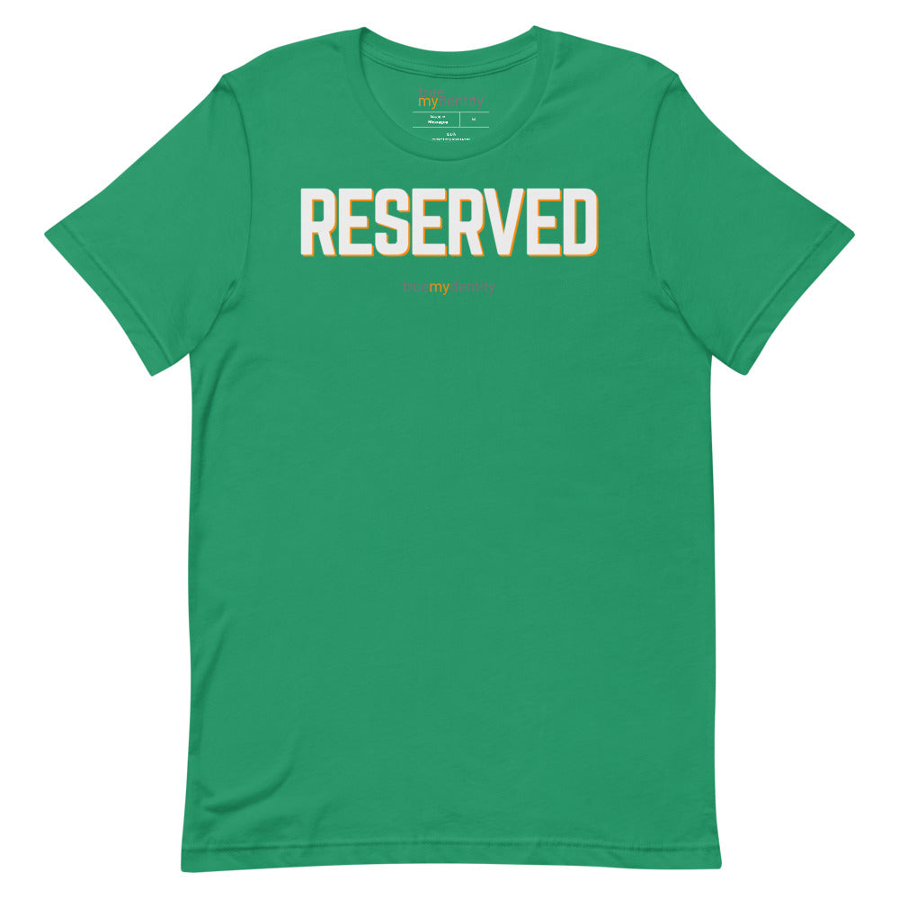 RESERVED T-Shirt Bold Design | Unisex