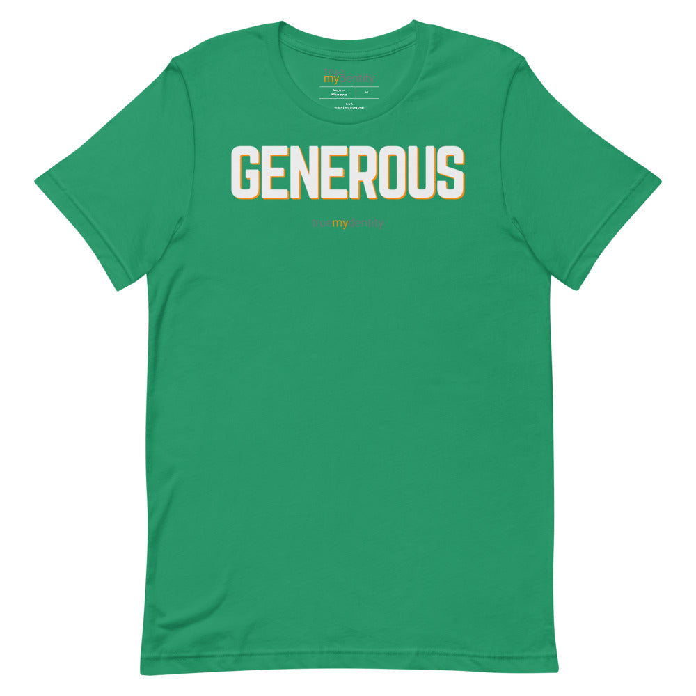GENEROUS T-Shirt Bold Design | Unisex