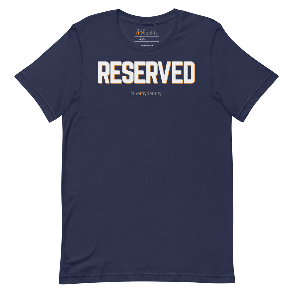 RESERVED T-Shirt Bold Design | Unisex