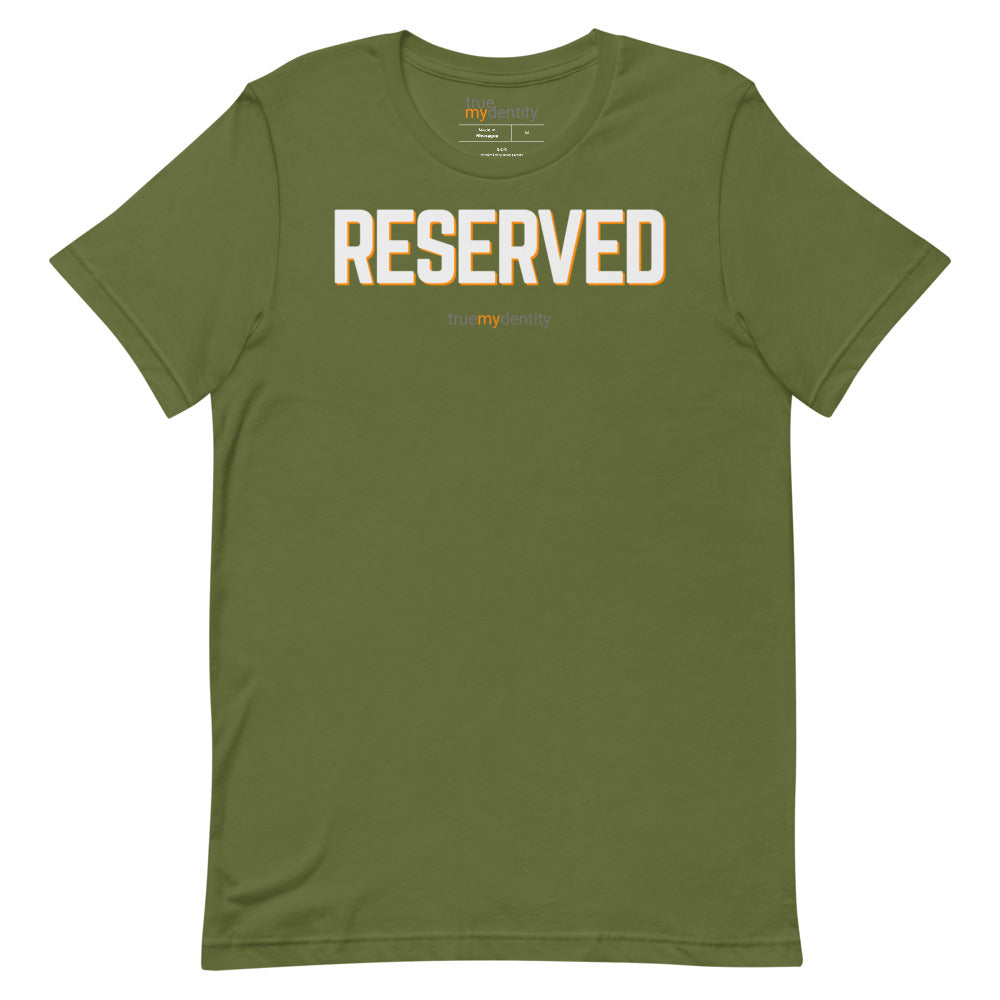 RESERVED T-Shirt Bold Design | Unisex