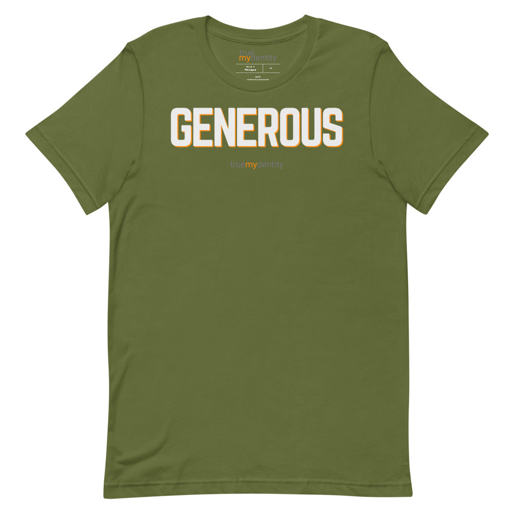 GENEROUS T-Shirt Bold Design | Unisex