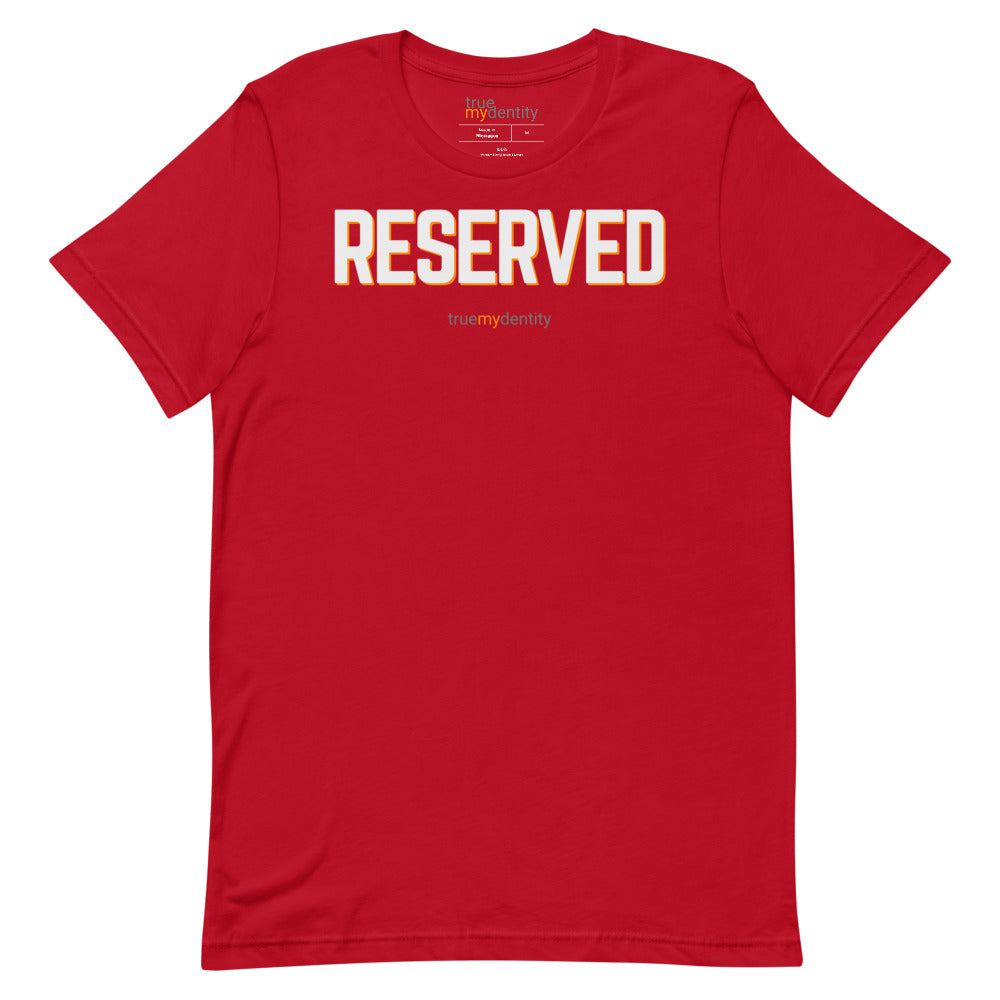 RESERVED T-Shirt Bold Design | Unisex