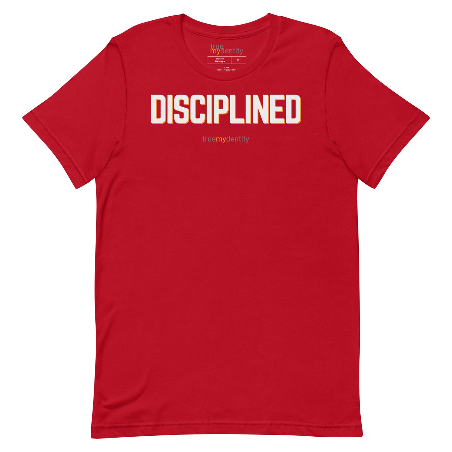 DISCIPLINED T-Shirt Bold Design | Unisex