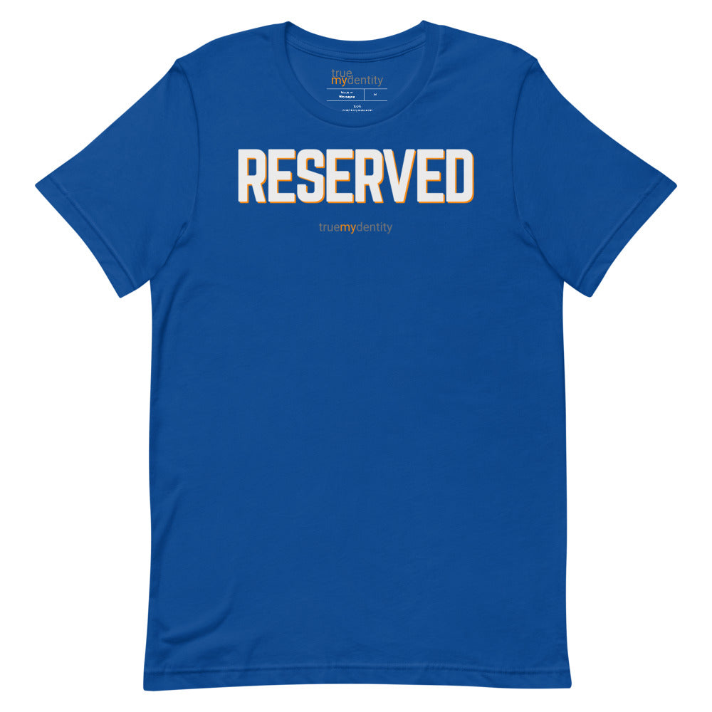 RESERVED T-Shirt Bold Design | Unisex