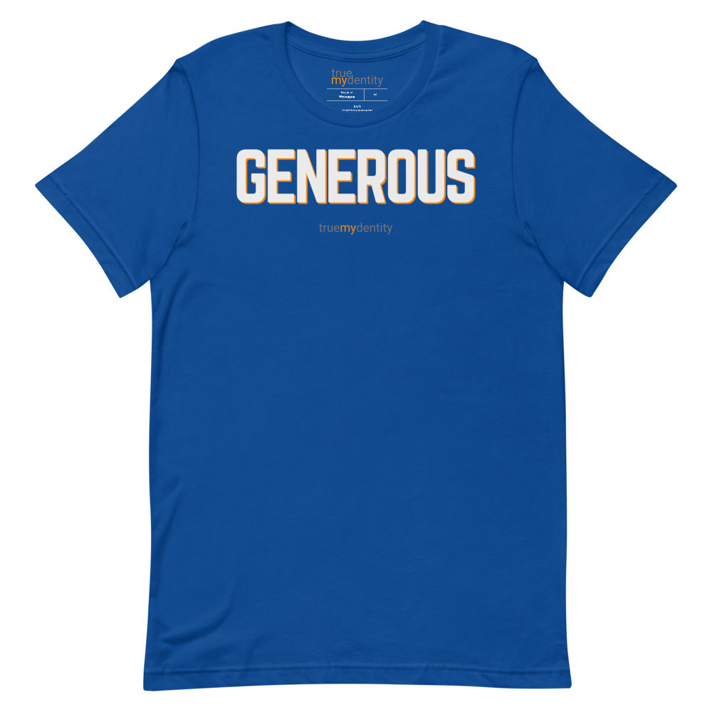 GENEROUS T-Shirt Bold Design | Unisex