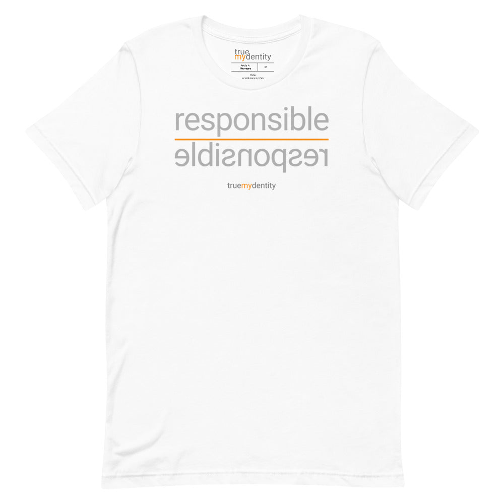 RESPONSIBLE T-Shirt Reflection Design | Unisex